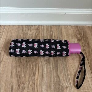Vera Bradley Black and Pink Umbrella